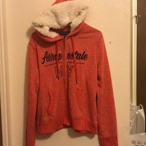Hollister logo full-zip hoodie